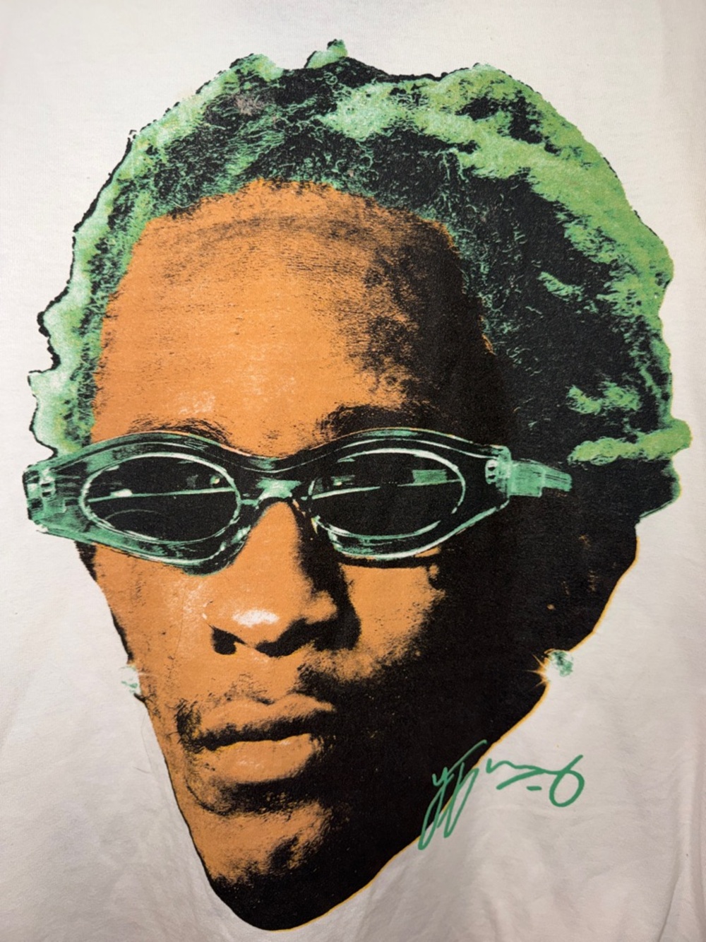 🎤😎🎤 Young Thug White Long Sleeve Graphic Tee - Size Small - Picture 4 of 4